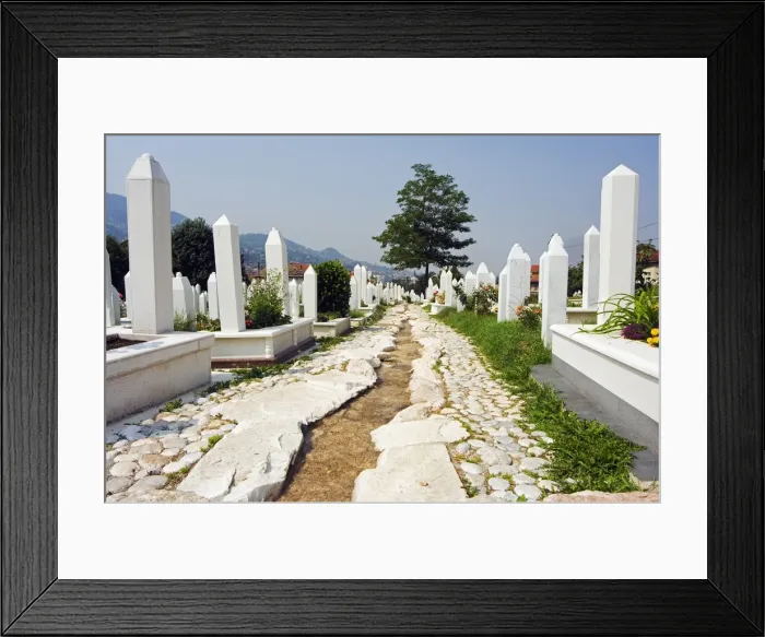 Framed Print : Stream running through Memorial Cemetery Framed Print : Stream running through Memorial Cemetery