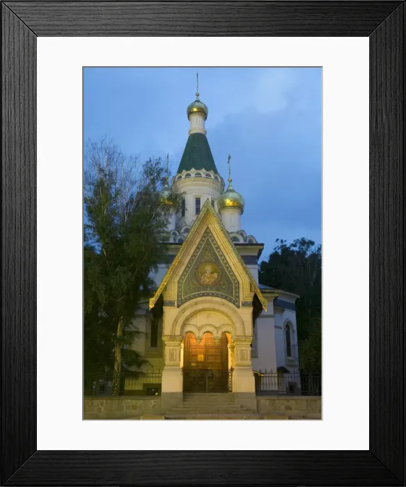 Framed Print : St. Nicolas Russian church, Sofia, Bulgaria Framed Print : St. Nicolas Russian church, Sofia, Bulgaria