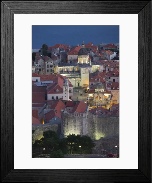 Framed Print : Croatia, Southern Dalmatia, Dubrovnik, Old Town Framed Print : Croatia, Southern Dalmatia, Dubrovnik, Old Town