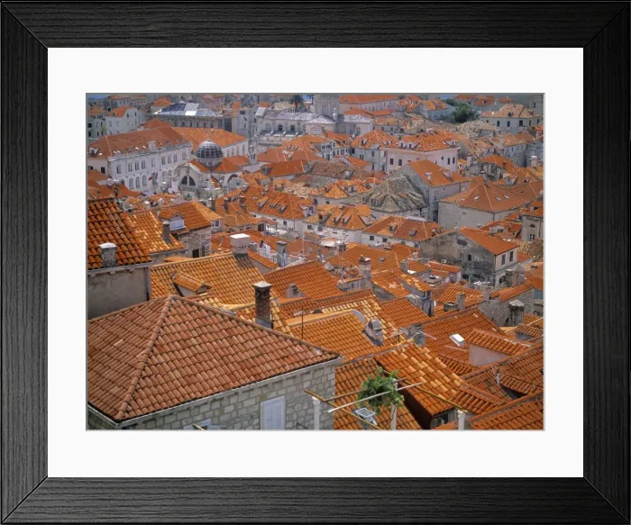 Framed Print : Dubrovnik, Dalmatian Coast