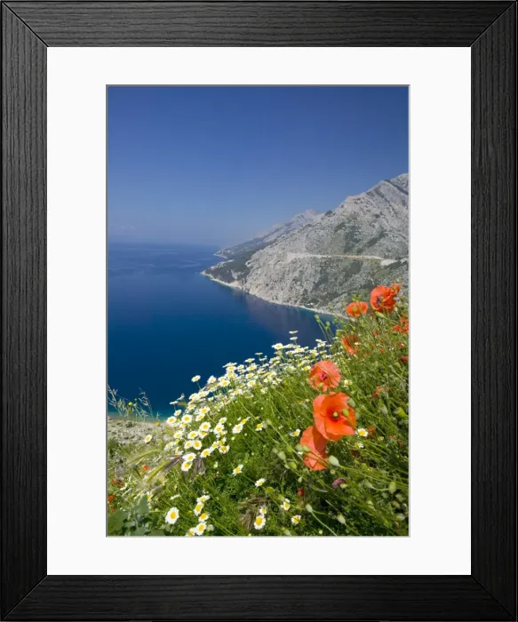 Framed Print : Dalmatian coast, Croatia