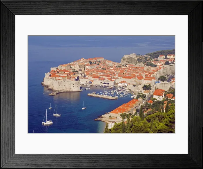 Framed Print : Unesco World Heritage Old Town Harbour Framed Print : Unesco World Heritage Old Town Harbour