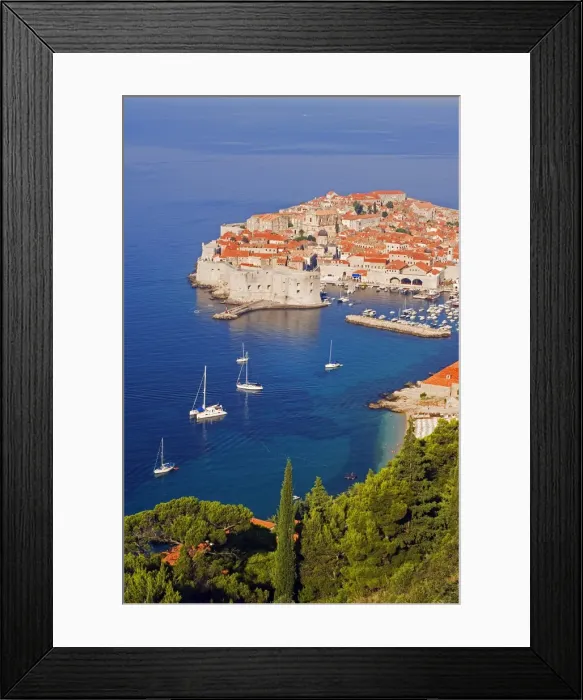 Framed Print : Unesco World Heritage Old Town Harbour Framed Print : Unesco World Heritage Old Town Harbour