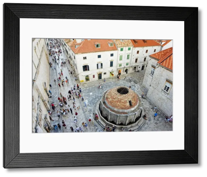 Framed Print : Dubrovnik Unesco World Heritage Old Town Red Tiled Framed Print : Dubrovnik Unesco World Heritage Old Town Red Tiled