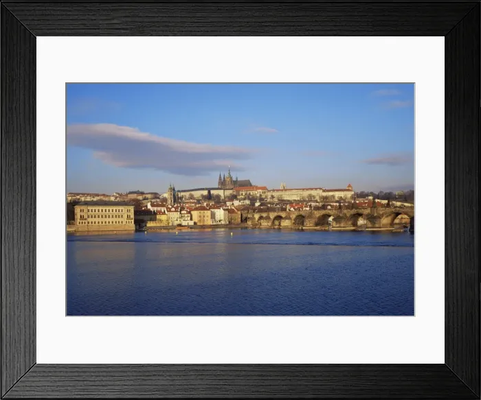 Framed Print : Charles Bridge & Little Quarter, Prague, Czech Republic Framed Print : Charles Bridge & Little Quarter, Prague, Czech Republic