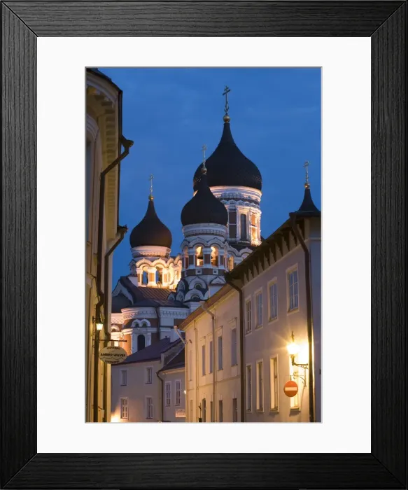 Framed Print : Alexander Nevsky Church at Dusk