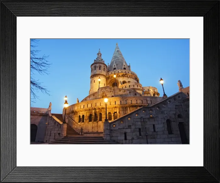Framed Print : Fishermans Bastion Framed Print : Fishermans Bastion