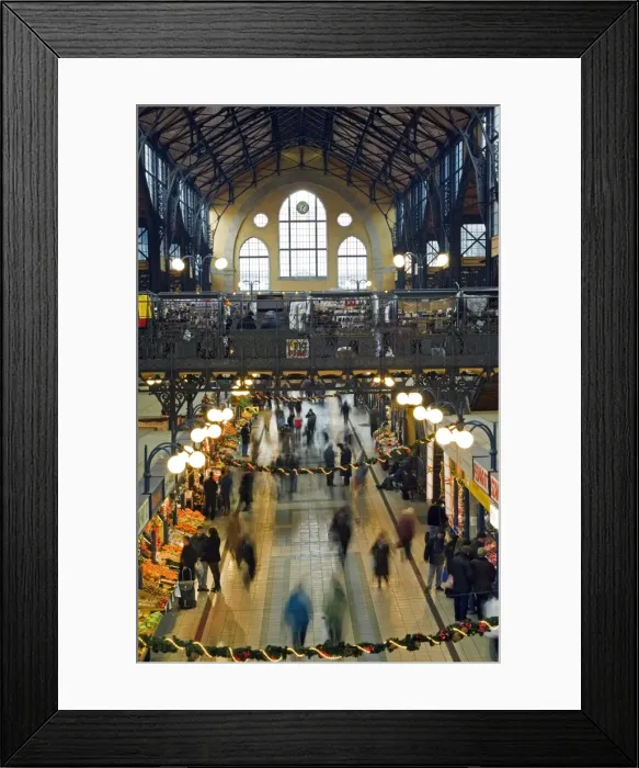 Framed Print : Food stands at Central Market Framed Print : Food stands at Central Market