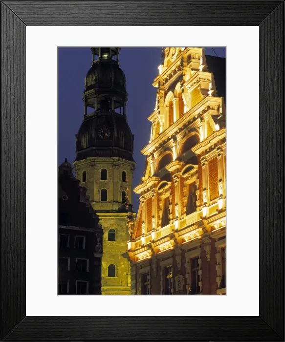 Framed Print : Brotherhood of Blackheads house Framed Print : Brotherhood of Blackheads house