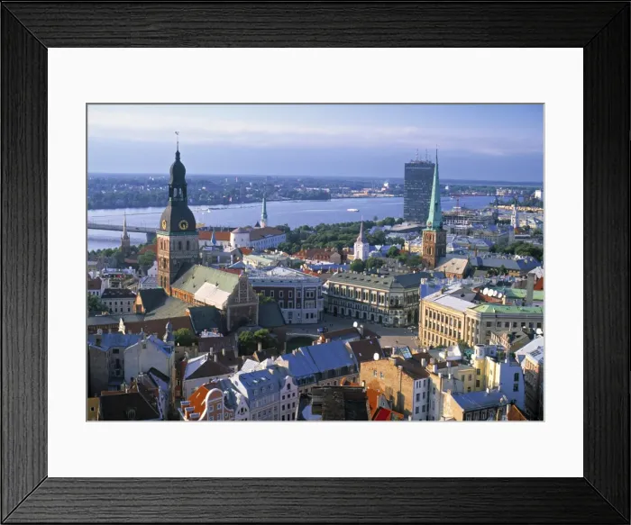 Framed Print : Skyline of Riga Framed Print : Skyline of Riga