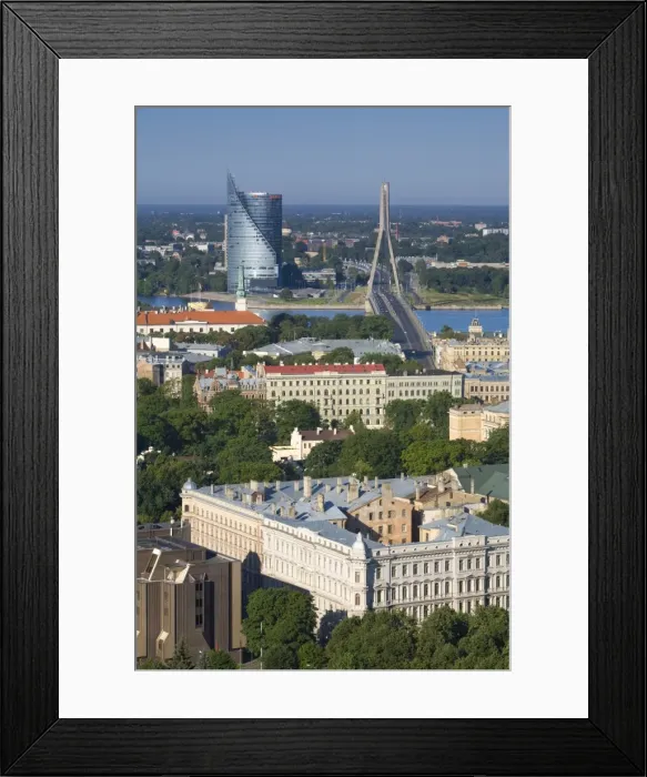 Framed Print : City Skyline, Riga, Latvia Framed Print : City Skyline, Riga, Latvia