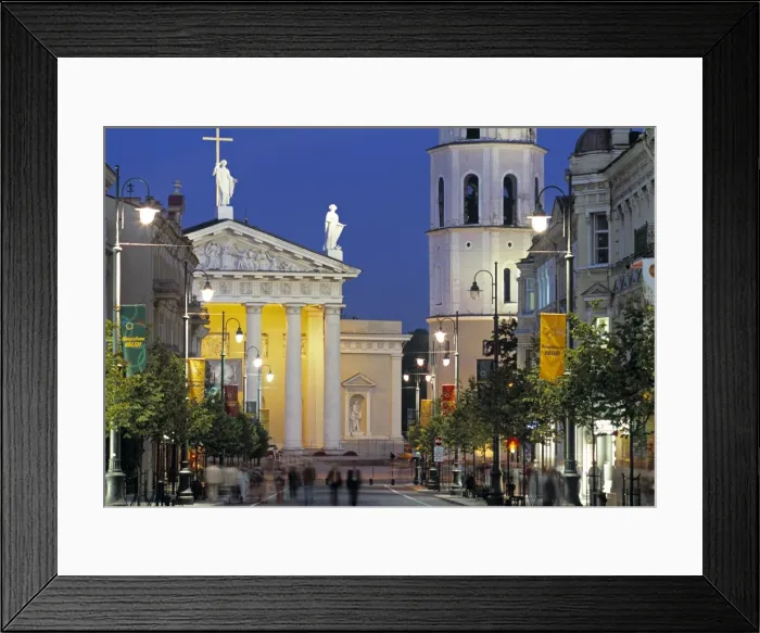 Framed Print : Gedimino Bell Tower and Cathedral Framed Print : Gedimino Bell Tower and Cathedral