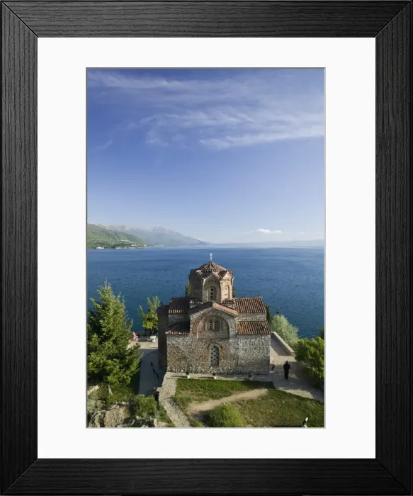 Framed Print : Macedonia, Ohrid, Sveti Jovan at Kaneo Church on Lake Ohrid Framed Print : Macedonia, Ohrid, Sveti Jovan at Kaneo Church on Lake Ohrid