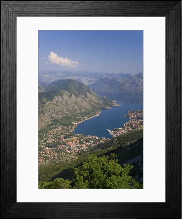 Framed Print : Kotor, Bay of Kotorska, Adriatic coast, Montenegro