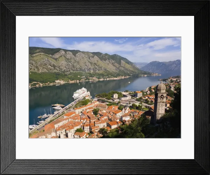 Framed Print : Kotor, Bay of Kotorska, Adriatic coast, Montenegro Framed Print : Kotor, Bay of Kotorska, Adriatic coast, Montenegro