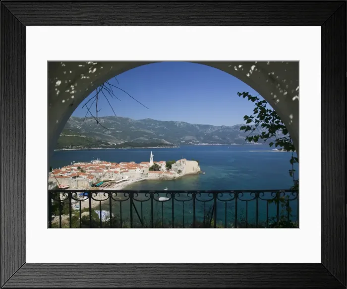 Framed Print : Montenegro, Budva, Old Town (Stari Grad) Framed Print : Montenegro, Budva, Old Town (Stari Grad)