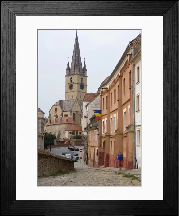 Framed Print : Evangelical church, Sibiu, Transylvania, Romania Framed Print : Evangelical church, Sibiu, Transylvania, Romania