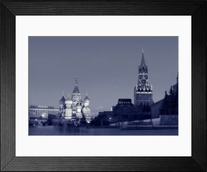 Framed Print : St. Basils Cathedral and Kremlim Framed Print : St. Basils Cathedral and Kremlim