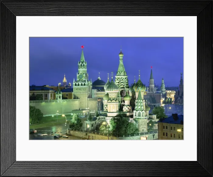 Framed Print : St. Basils Cathedral