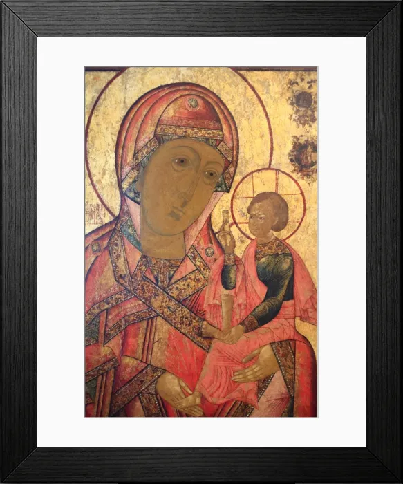 Framed Print : Icon (18 cent Framed Print : Icon (18 cent