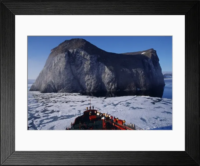 Framed Print : Russia, Franz Josef Land, Rubini Rock Framed Print : Russia, Franz Josef Land, Rubini Rock