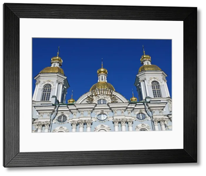 Framed Print : Russia; St Petersburg; St Nicholas Cathedral Framed Print : Russia; St Petersburg; St Nicholas Cathedral