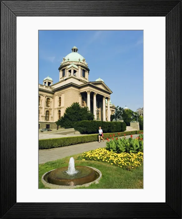 Framed Print : Federal Parliament Building, Belgrade