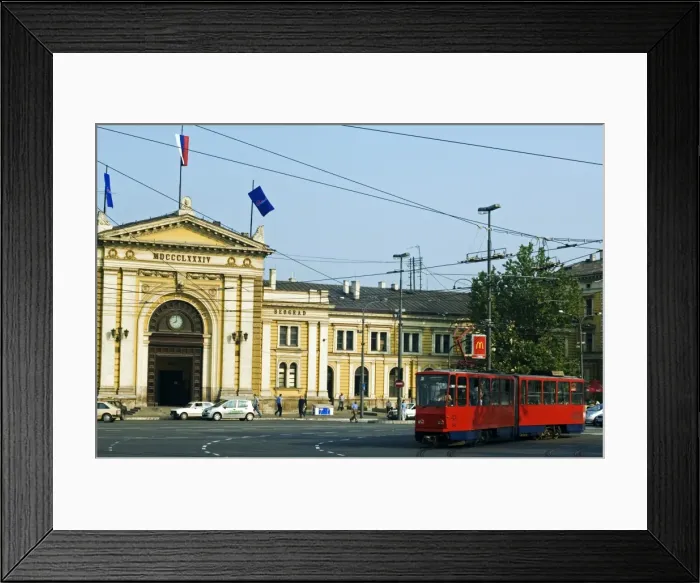 Framed Print : The Balkans Serbia Belgrade Train Station Framed Print : The Balkans Serbia Belgrade Train Station