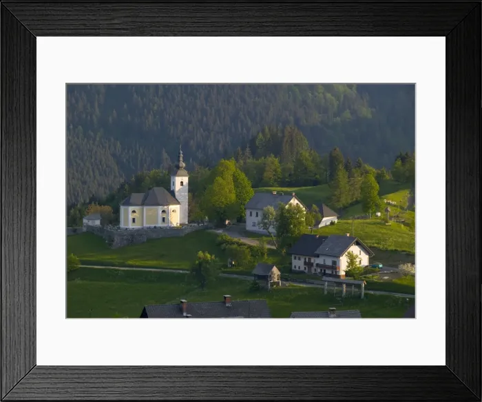 Framed Print : Sorica, Jelovica Hills