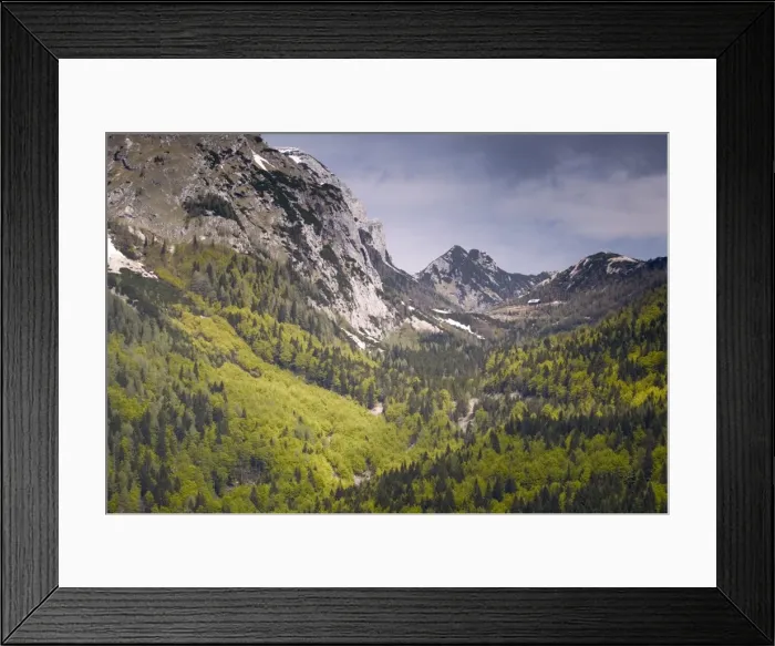 Framed Print : Vrsic Pass Framed Print : Vrsic Pass