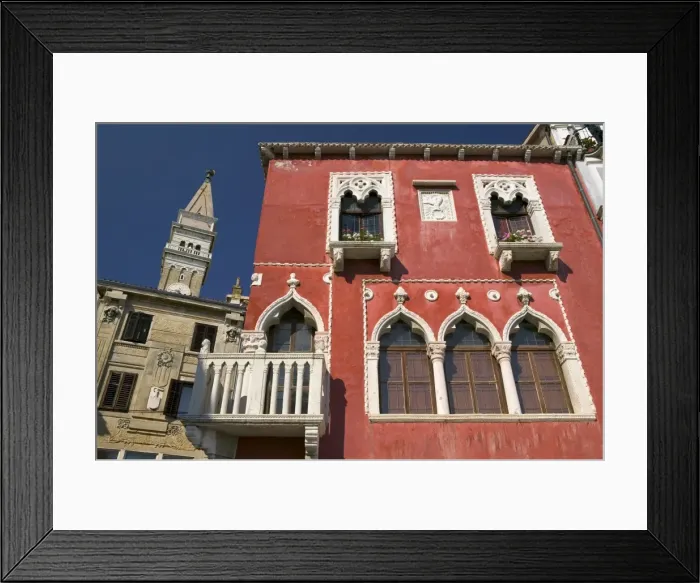 Framed Print : Tartinijev Trg Square Framed Print : Tartinijev Trg Square