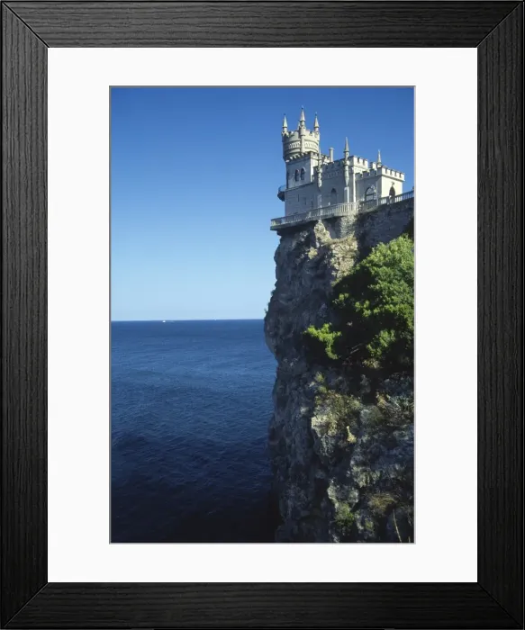 Framed Print : Swallows Nest, Yalta, Crimea, Ukraine Framed Print : Swallows Nest, Yalta, Crimea, Ukraine