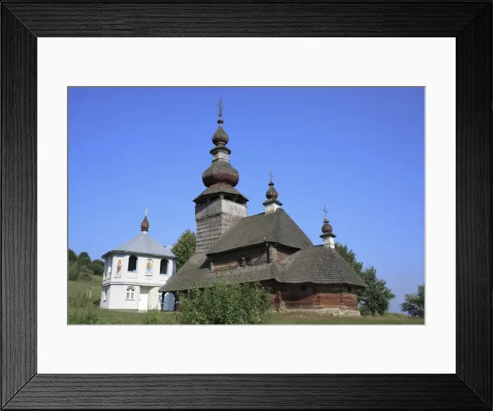 Framed Print : St. Nicholas wooden church (1588