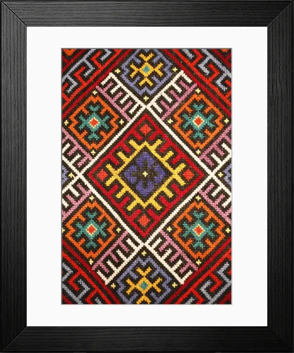 Framed Print : Traditional embroidery, Zakarpattia Oblast, Transcarpathia, Ukraine Framed Print : Traditional embroidery, Zakarpattia Oblast, Transcarpathia, Ukraine