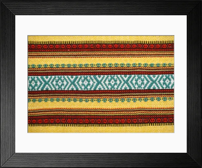 Framed Print : Traditional embroidery Framed Print : Traditional embroidery
