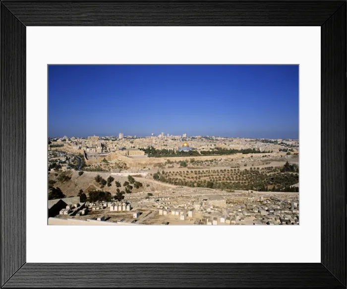 Framed Print : Jerusalem from Mt Framed Print : Jerusalem from Mt