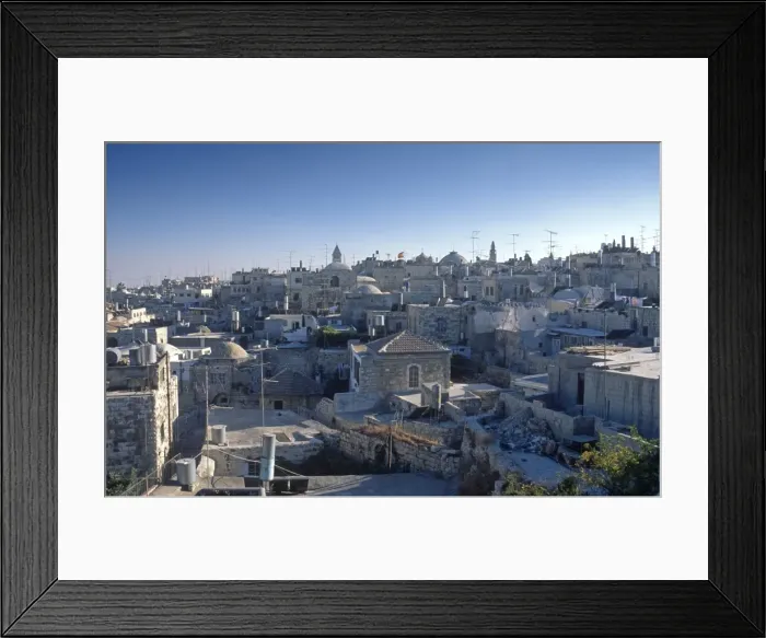 Framed Print : Old City of Jerusalem Framed Print : Old City of Jerusalem