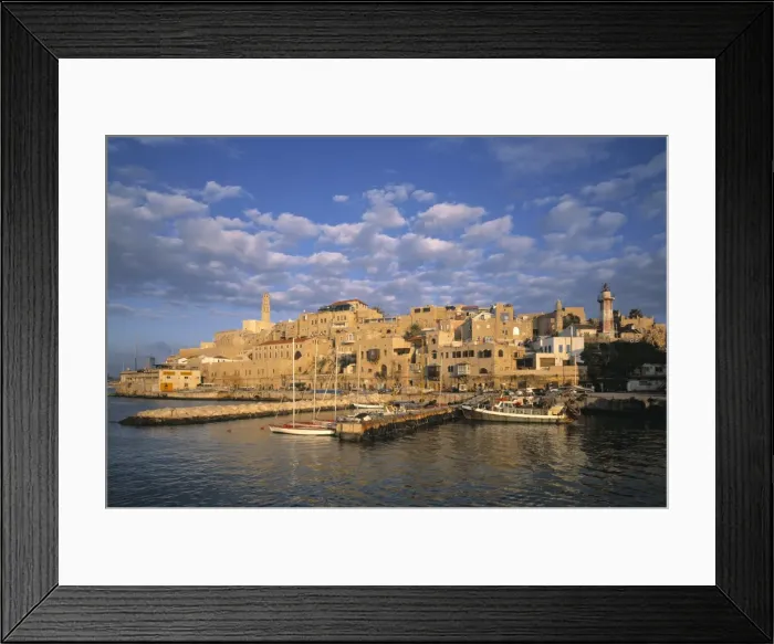 Framed Print : Jaffa Harbour Framed Print : Jaffa Harbour
