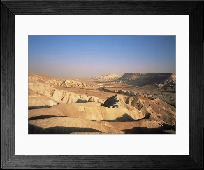 Framed Print : Nahal Zin, Negev Desert, Israel