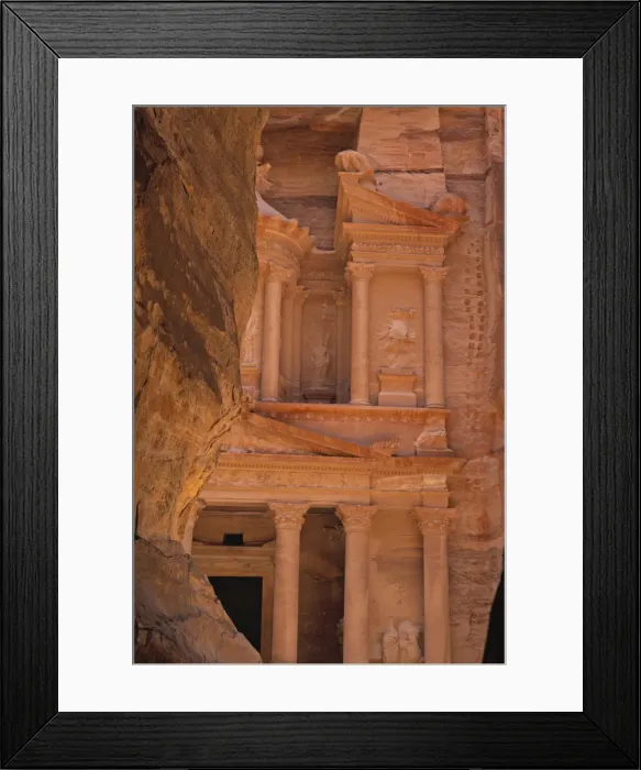 Framed Print : The Treasury (al Khazna) Framed Print : The Treasury (al Khazna)