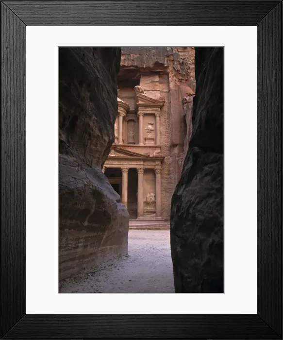 Framed Print : The Treasury (al Khazna) Framed Print : The Treasury (al Khazna)