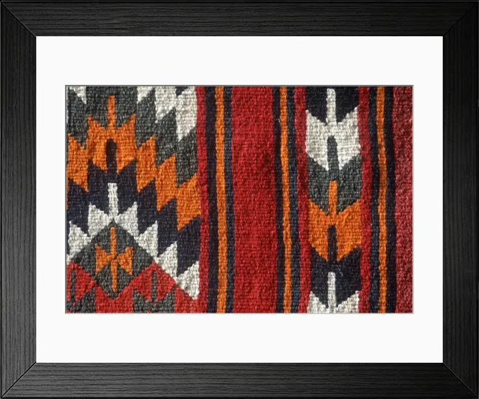 Framed Print : Bedouin carpet Framed Print : Bedouin carpet