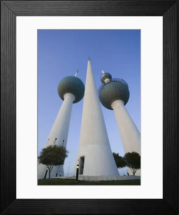 Framed Print : Kuwait, Kuwait City, Kuwait Towers Framed Print : Kuwait, Kuwait City, Kuwait Towers