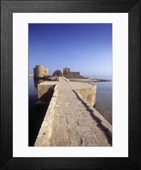 Framed Print : Crusader Castle (Qasr al-Bahr) Framed Print : Crusader Castle (Qasr al-Bahr)