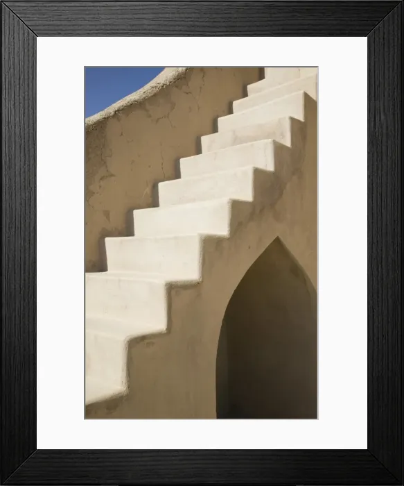 Framed Print : Oman, Western Hajar Mountains, Jabrin, Jabrin Fort