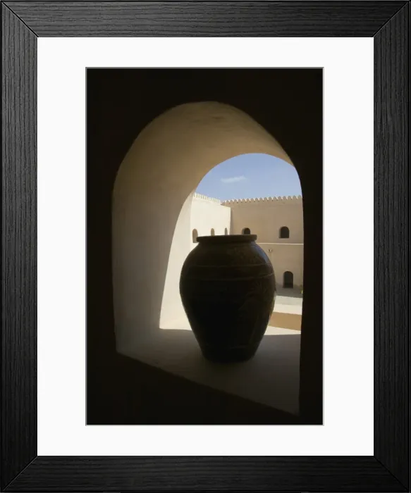 Framed Print : Oman, Sharqiya Region, Al Minitrib, Al Minitrib Fort