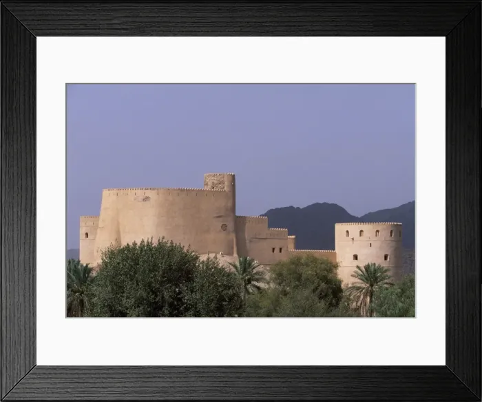 Framed Print : The first Rustaq Fort was built by the Persians in Framed Print : The first Rustaq Fort was built by the Persians in