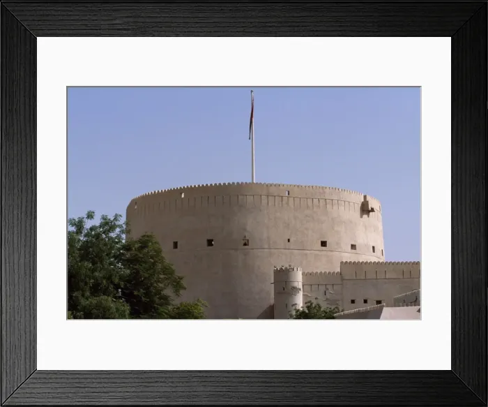 Framed Print : The massive central tower of Nizwa Fort is over 150 Framed Print : The massive central tower of Nizwa Fort is over 150