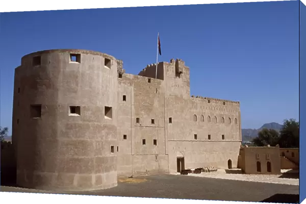 Jabrin Castle is a striking blend of defensive architecture