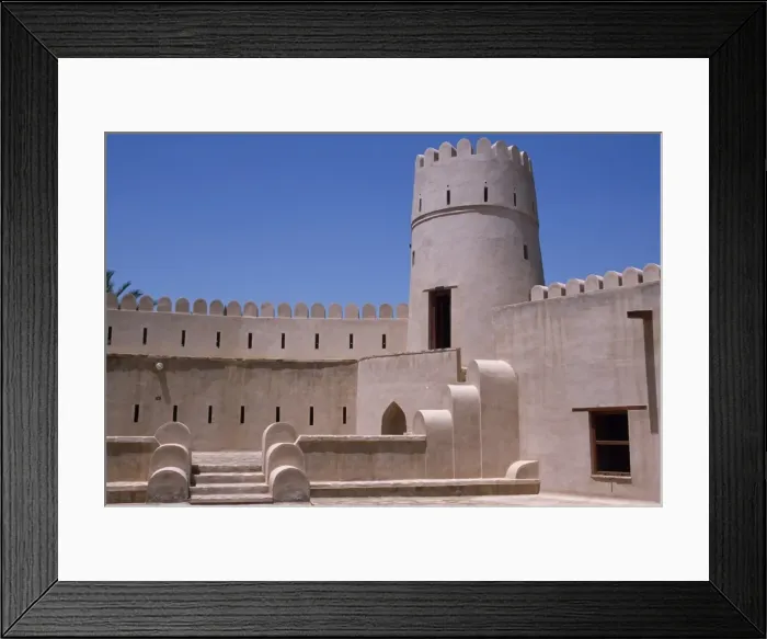 Framed Print : Architectural details of the crenellated walls Framed Print : Architectural details of the crenellated walls